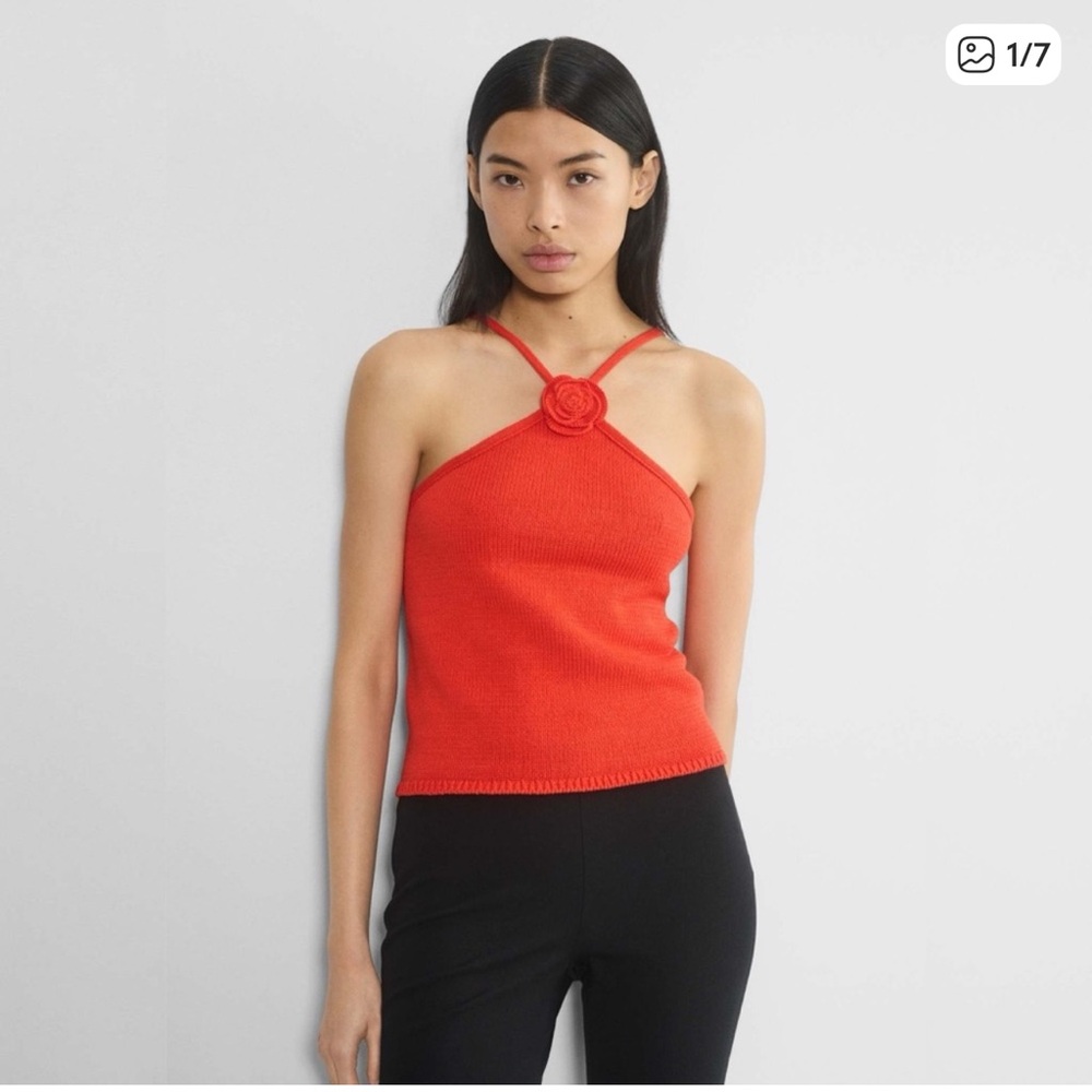 aritzia wilfred accord top in poppy